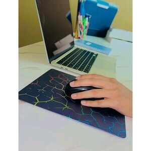 Bass Jaxx Aluminum Gaming Mouse Pad Multicolor Metal Non-Slip Mousepad New